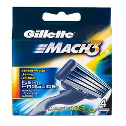 تیغ یدک مچ3 به همراه 1 یدک فیوژن پرو پاور Fusion Pro Power ژیلت 3 عددی