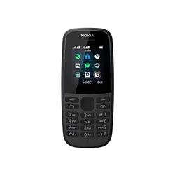 گوشی موبایل نوکیا مدل 105 - 2019 TA-1174 DS دو سیم‌ کارت - مشکی
