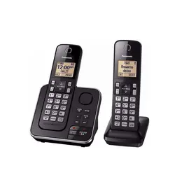 تلفن بی سیم پاناسونیک مشکی Panasonic TG-C362 Wireless Phone