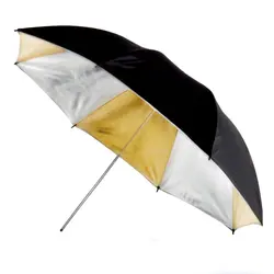 چتر دیفیوزر اس اند اس S&S 90cm silver-gold/black Umbrella S39
