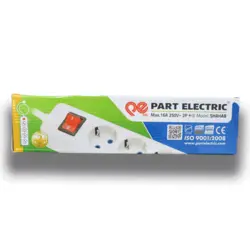 سیم سیار 4 خانه 5 متری پارت الکتریک