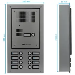 پنل آیفون صوتی تابا 9 واحدی مدل TL-534