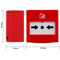 شستی اعلام حریق زیتکس (متعارف) ZI-CP 95