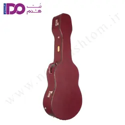 هاردکیس چوبی چرمی قفل دار گیتار