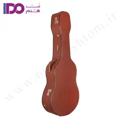هاردکیس چوبی چرمی قفل دار گیتار