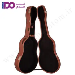 هاردکیس چوبی چرمی قفل دار گیتار