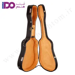 هاردکیس چوبی چرمی قفل دار گیتار