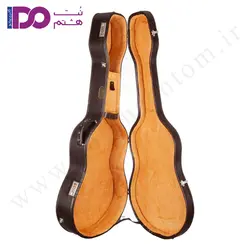هاردکیس چوبی چرمی قفل دار گیتار
