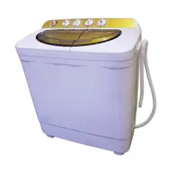 ماشین لباسشویی دوقلو ۹kg امرسان مدل XPB88 درب طلایی کریستالی