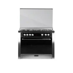 اجاق گاز مبله محدب استیل امرسان ۵ شعله مدل New TF SS