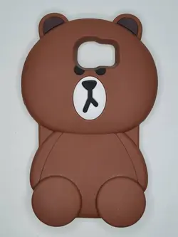 قاب سامسونگ گلکسی S6 مدل Brown Line Bear