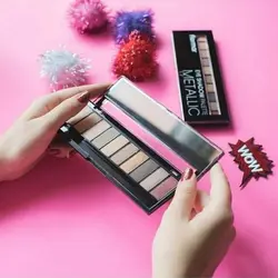 سایه چشم متالیک پالت 10 رنگ 005 - فروشگاه نوین گالری