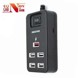 هاب 5 پورت USB 2.0 مچر مدل MR-212