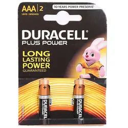 باتری نیم قلمی دوراسل مدل Plus Power Duralock بسته 2 عددی