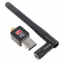 کارت شبکه USB بی سیم آنتن کوتاه