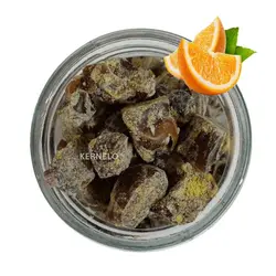 چیپس خرما ممتاز با طعم  پرتقال کرنلو (جار شیشه ای250 گرم)