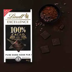 شکلات تلخ ۱۰۰ درصد اکسلنس لینت – lindt