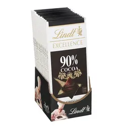 شکلات تلخ 90 درصد اکسلنس لینت – lindt