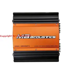 آمپلی‌ فایر خودرو برند ام‌ بی آکوستیک مدل MBA-1200MPX