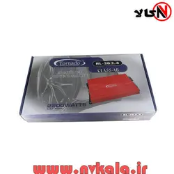 آمپلی فایر ۴ کانال تورنادو مدل RL-363-4
