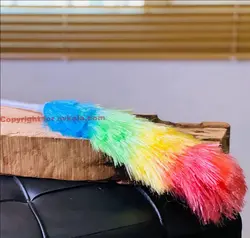 گردگیر لباس و لوازم منزل طرح رنگین کمان مدل 2130