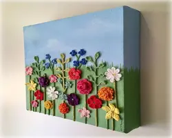 تابلوی قلاب بافی طرح رویا