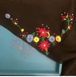 گلدوزی با کاموا (طرح باغچه)