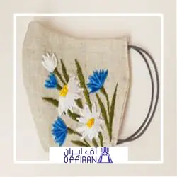 ماسک پارچه ای طرح سنبل