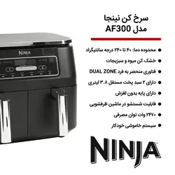 سرخ کن دو قلو نینجا مدل AF300