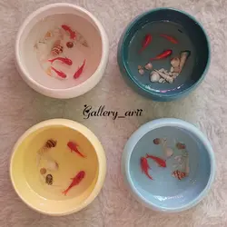 ظروف ماهی سه بعدی