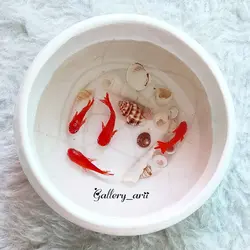 ظروف ماهی سه بعدی