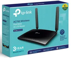 مودم سیمکارتی 3G/4G/LTE + روتر TP-LINK مدل MR200 AC750