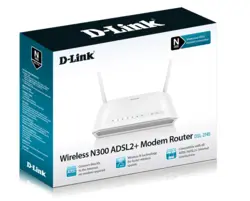 مودم روتر ADSL بی‌سیم N300 شرکت DLINK مدل DSL-2750U