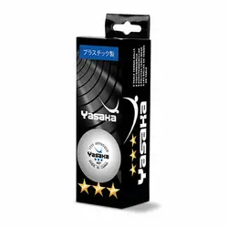 توپ پینگ پنگ 3 ستاره یاساکا پلاستیکی 40+ ABS | جعبه مشکی