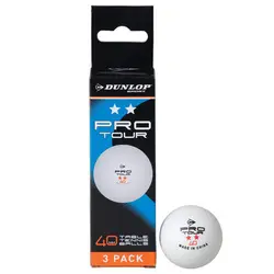 توپ پینگ پنگ دانلوپ مدل 2ستاره بسته 3 عددی