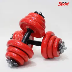 دمبل بدنسازی متغیر رنگی 10 کیلویی