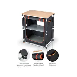 میز سفری آشپزی تاشو کینگ کمپ مدل KC3904