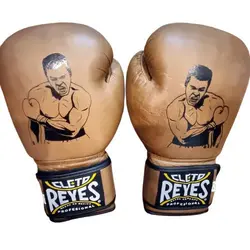 دستکش بوکس طرح محمد علی کلی CLETO REYES در دو رنگ مشکی و قهوه ای