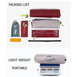 چادر کمپینگ نیچرهایک مدل CLOUD UP ULTRALIGHT 2 PESRON TENT