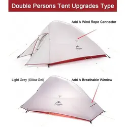 چادر کمپینگ نیچرهایک مدل CLOUD UP ULTRALIGHT 2 PESRON TENT