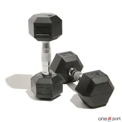 دمبل شش ضلعی 7.5 کیلوگرم بسته دو عددی