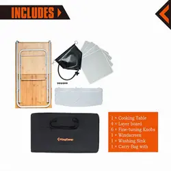 میز آشپزی تاشو کینگ کمپ مدل KC3942