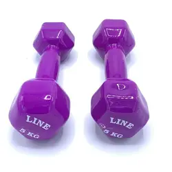 دمبل ایروبیک ۵ کیلویی لاین