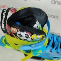 اسکیت کالاری X1 پسرانه | آبی زرد