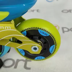 اسکیت کالاری X1 پسرانه | آبی زرد