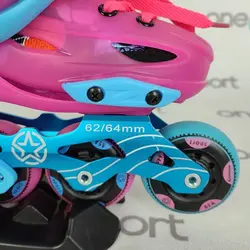 اسکیت کالاری X1 دخترانه | صورتی