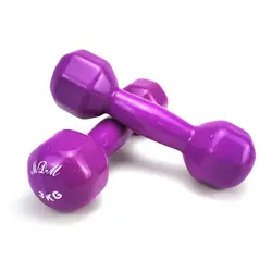 دمبل ایروبیک روکش دار 3 کیلویی MDM