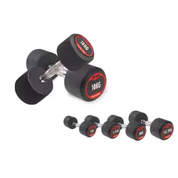 دمبل گرد رنگی بسته 2 عددی