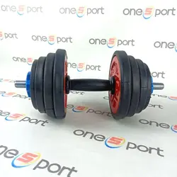 دمبل متغیر حرفه ای رنگی 10 کیلویی TS | بسته دو عددی