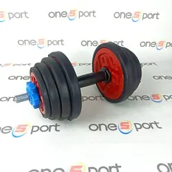 دمبل متغیر حرفه ای رنگی 10 کیلویی TS | بسته دو عددی